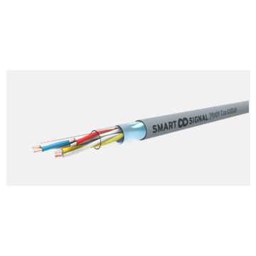 Signaalkabel, JY(st)Y 2x2x0.8+0.8, Cca.s2.d2.a3, Grijs
