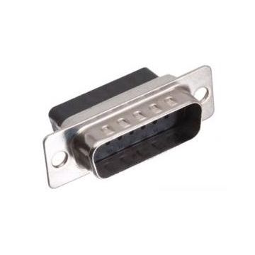 Sub-D15 Polig,male behuizing, Krimpcontact