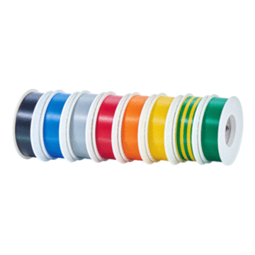 Tape, Isolatie, PVC, 15mm, Geel Groen, rol 10m