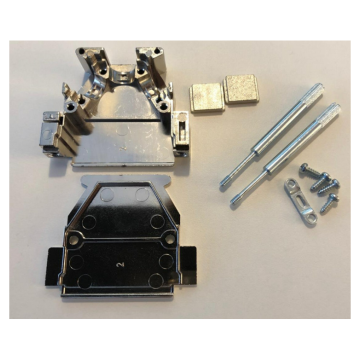 TE Connectivity, Sub-D kap, 15 polig, gemetaliseerd, lange pen, 53.5x45.2x13.6mm