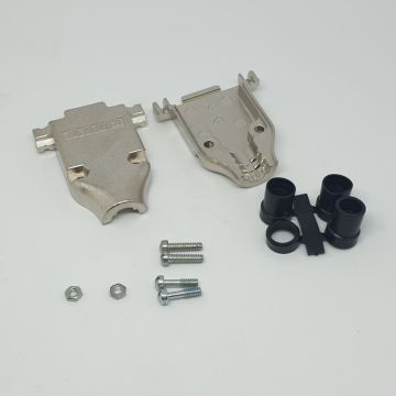 TE Connectivity, Sub-D kap, 15 polig, metaal, 39.24 x 48.51 x 15.75 mm