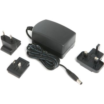 TREND, Netadapter en batterijlader 110/220V AC naar 12V DC 2.5A met UK, Euro en US adapters