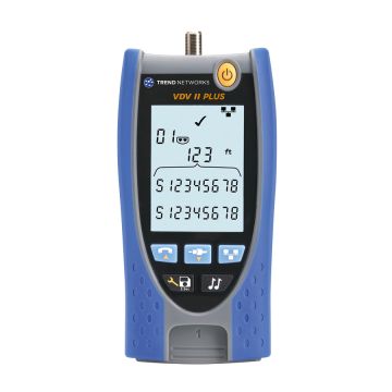 TREND, VDV II Plus, Voice, Video en kabel Verifier, Cloud Rapportage via Bluetooth Anyware App