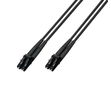 TTL, Glasvezel Patchkabel, OS2, DX, LC/upc-LC/upc, Staal Armering, zwart, 1m, G657A2