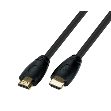 TTL, HDMI 2.0 kabel, HDMI-A, Male-Male Verguld, UltraFlex/UL, zwart, 7.5m