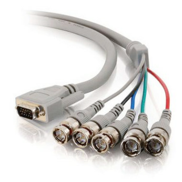 Verloopkabel VGA15P- HD naar 5xBNC, grijs, 1.8m, EOL