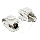 Keystone IEC plug naar F socket FM, Afmetingen L34xB21xH16mm
