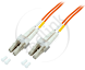 Redlink, Glasvezel Patchkabel, OM1, DX, LC-LC, 0.5m, Oranje