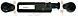 Glasvezel Microscoop, LED, 200x vergroting, incl. Universele 1.25 en 2.5 adapter, tasje, 3xAAA batt.