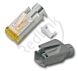 Redlink, RJ45, STP, modulair Hirose plug, TM31+tule grijs, Cat6A, vpe