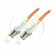 Redlink, Glasvezel Patchkabel, OM2, DX, LC-LC, 0.5m, Oranje