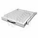 ProLine, Legbord <40kg, telescopisch, 1HE, D550mm, kastd. 800, 19inch, RAL7035