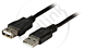 Redlink, USB2.0, Verlengkabel type A-A, M/F, zwart, 1.5m
