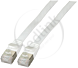 Redlink, Platte Patchkabel, U/FTP, Cat6A, PVC, wit, 1m