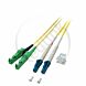 Redlink, Glasvezel Patchkabel, OS2, DX, LC-E2000/APC8, 2m, Geel