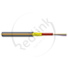 Datwyler, FO kabel, OS2, 24v(1x24)Outdoor ZKT Micro, A-DQ(ZN)2Y, G652.D-G657.A1(BLO), Fca, Zw/Or
