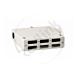 Redlink, FO Lasbox, Middel, DIN-Rail 6x SCD/LCQ of plaatsing in 10-19inch paneel, RAL7035