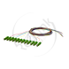 Datwyler, Pigtail OS2, LSH(E2000)/APC, 2m, set van 12 kleuren (EOL nog 3 sets op=op)