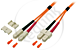 Redlink, Glasvezel Patchkabel, OM1, DX, SC-SC, 5m, Oranje