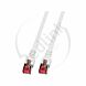 Redlink, Patchkabel S/FTP, AWG27, Cat6, OD6.2mm, LSOH, wit, 0.5m