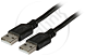 Redlink, USB2.0, Aansluitkabel type A-A, M/M, zwart, 1.5m