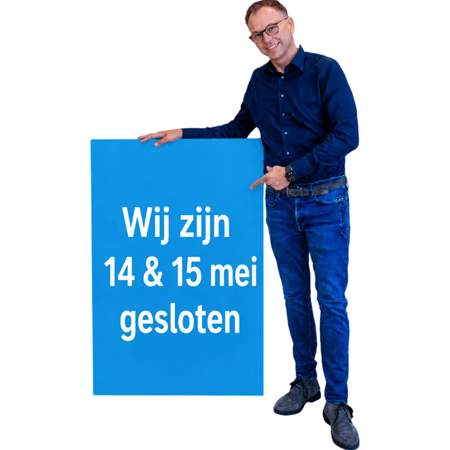 Wij zijn 14 & 15 mei gesloten