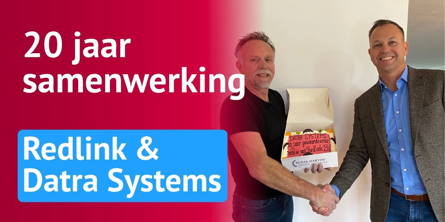 20 jaar samenwerking tussen Redlink en Datra Systems