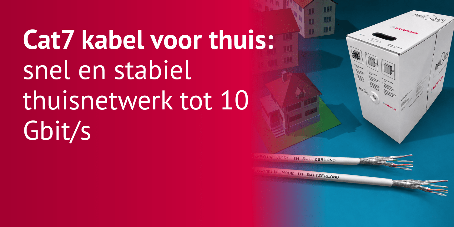 Cat7 kabel voor thuis: snel en stabiel thuisnetwerk tot 10 Gbit/s